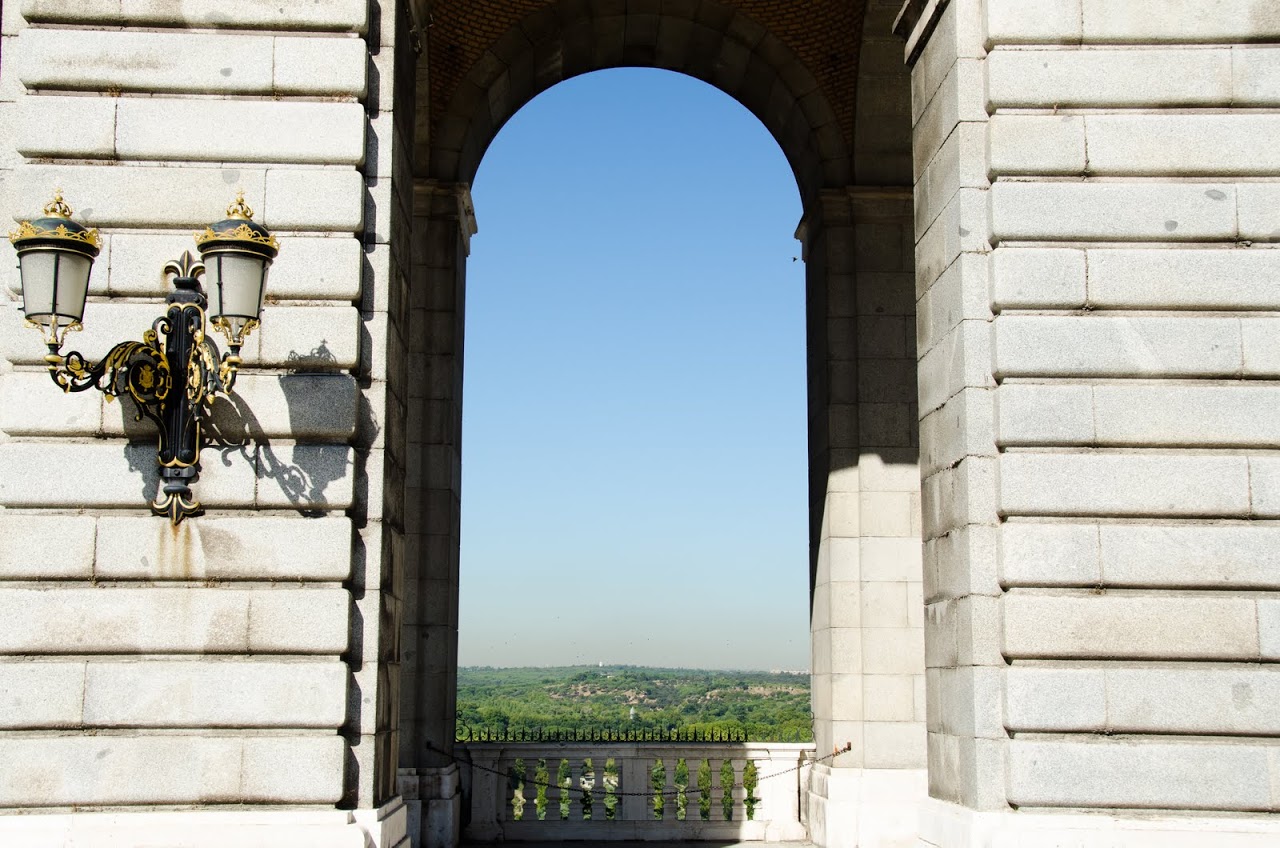 View outside Palacio Real