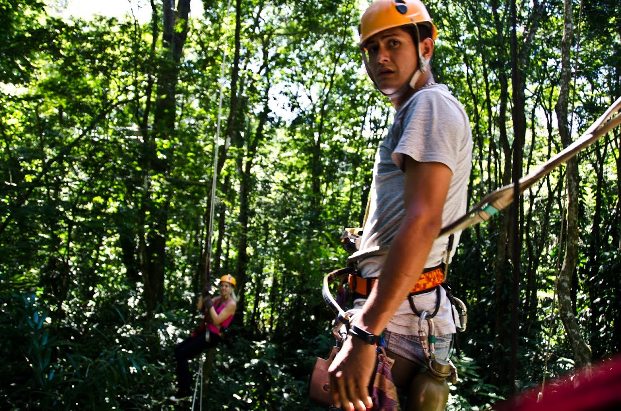 Ziplining