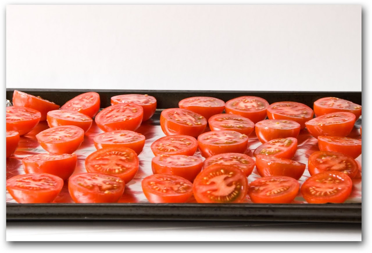 Slow roasted tomatoes