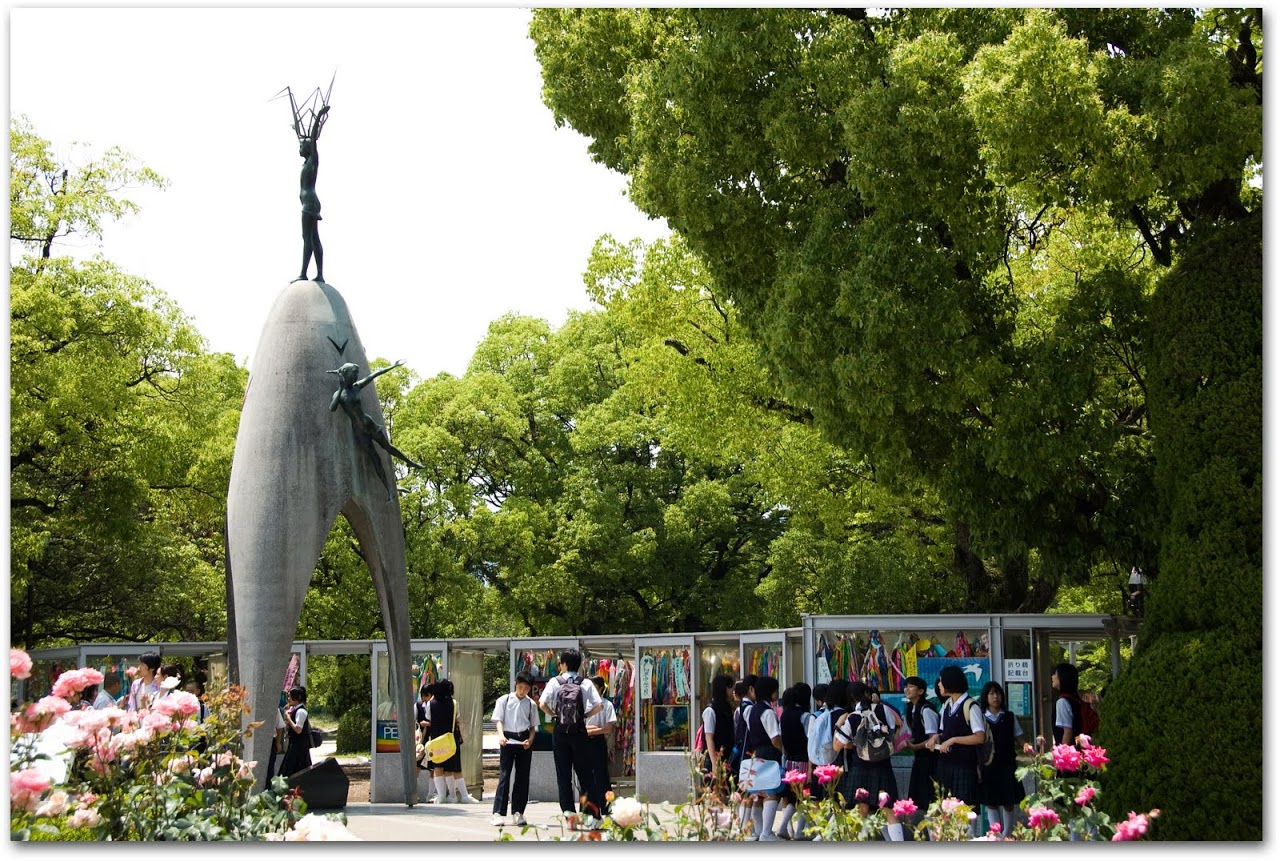 Children at Peace Memorial Hiroshima