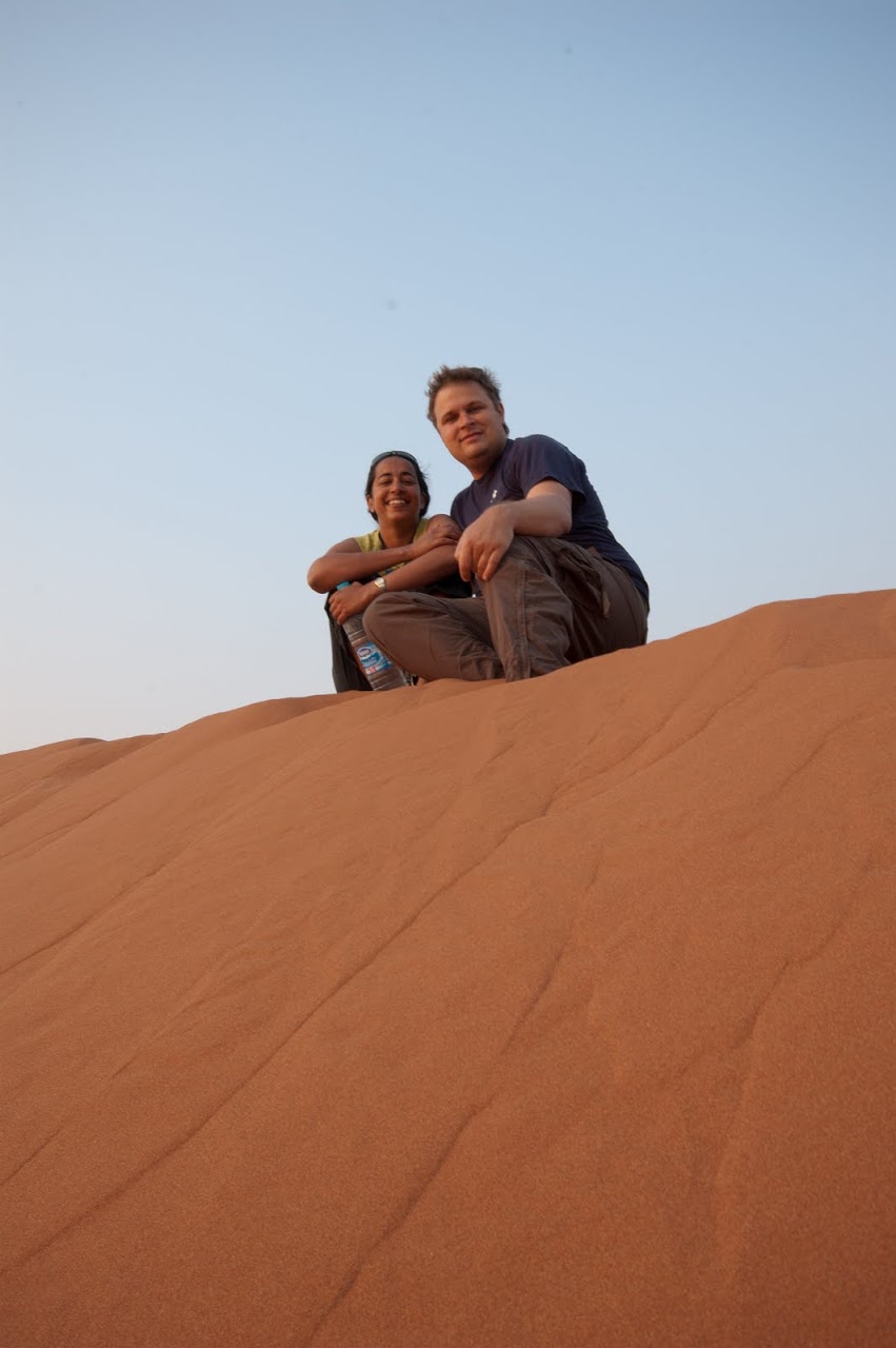 Us at the Namib desert dunes