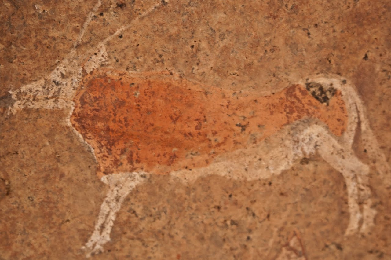 Cave paintings in Namibia