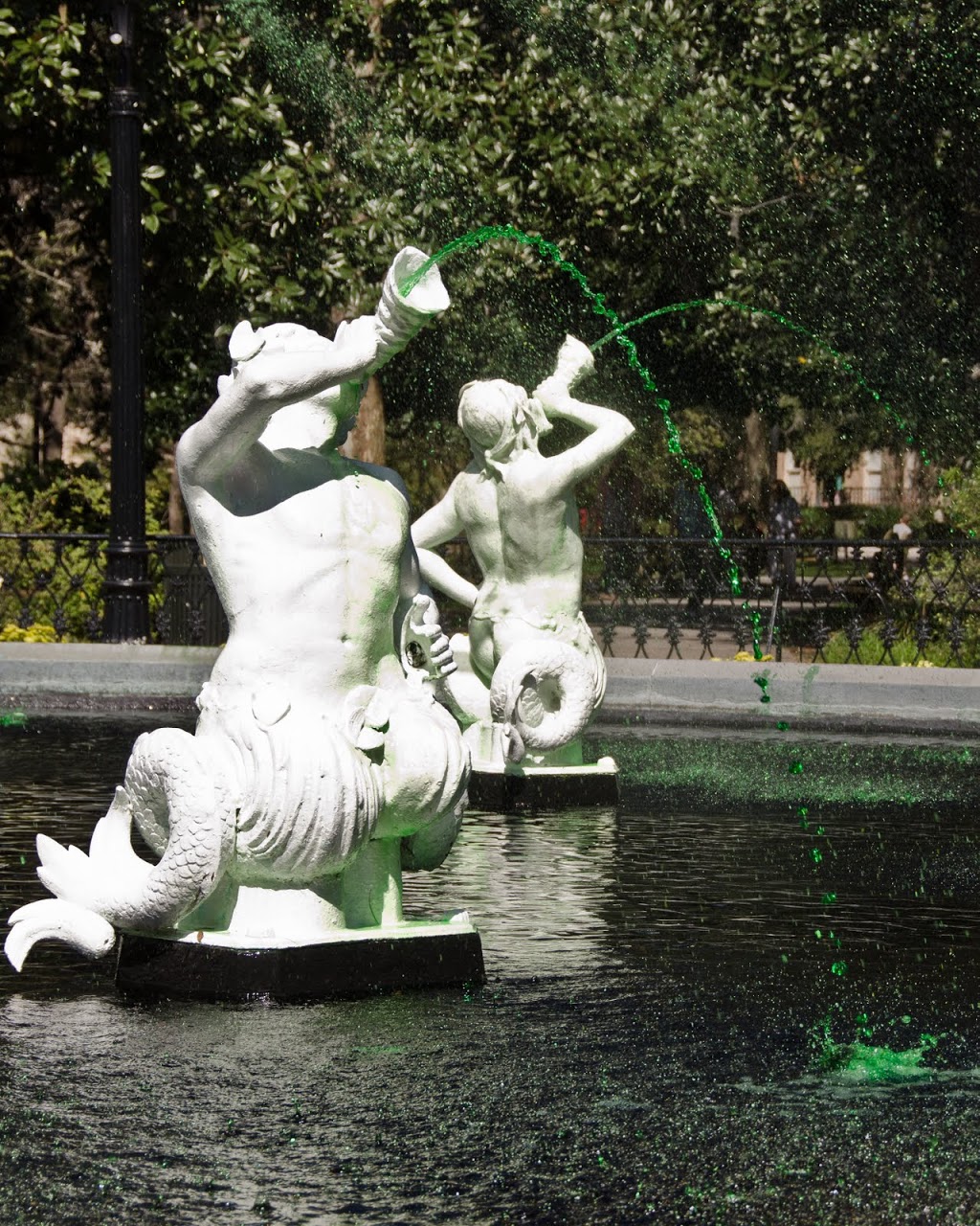 Savannah St. Patrick's fountain