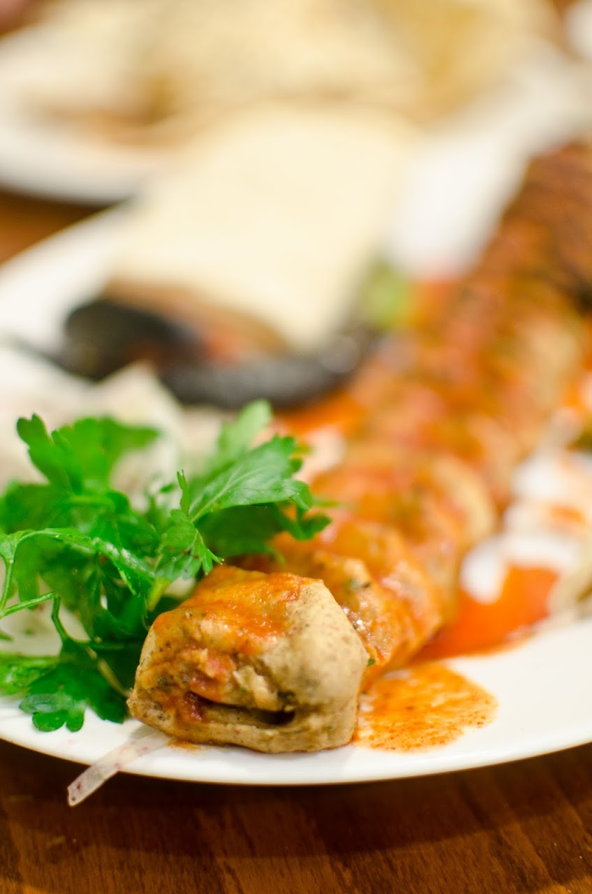 Vegetarian kebab at Ciya Sofrasi