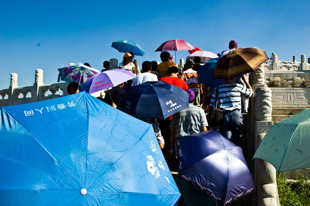 Following the umbrella in Beijing