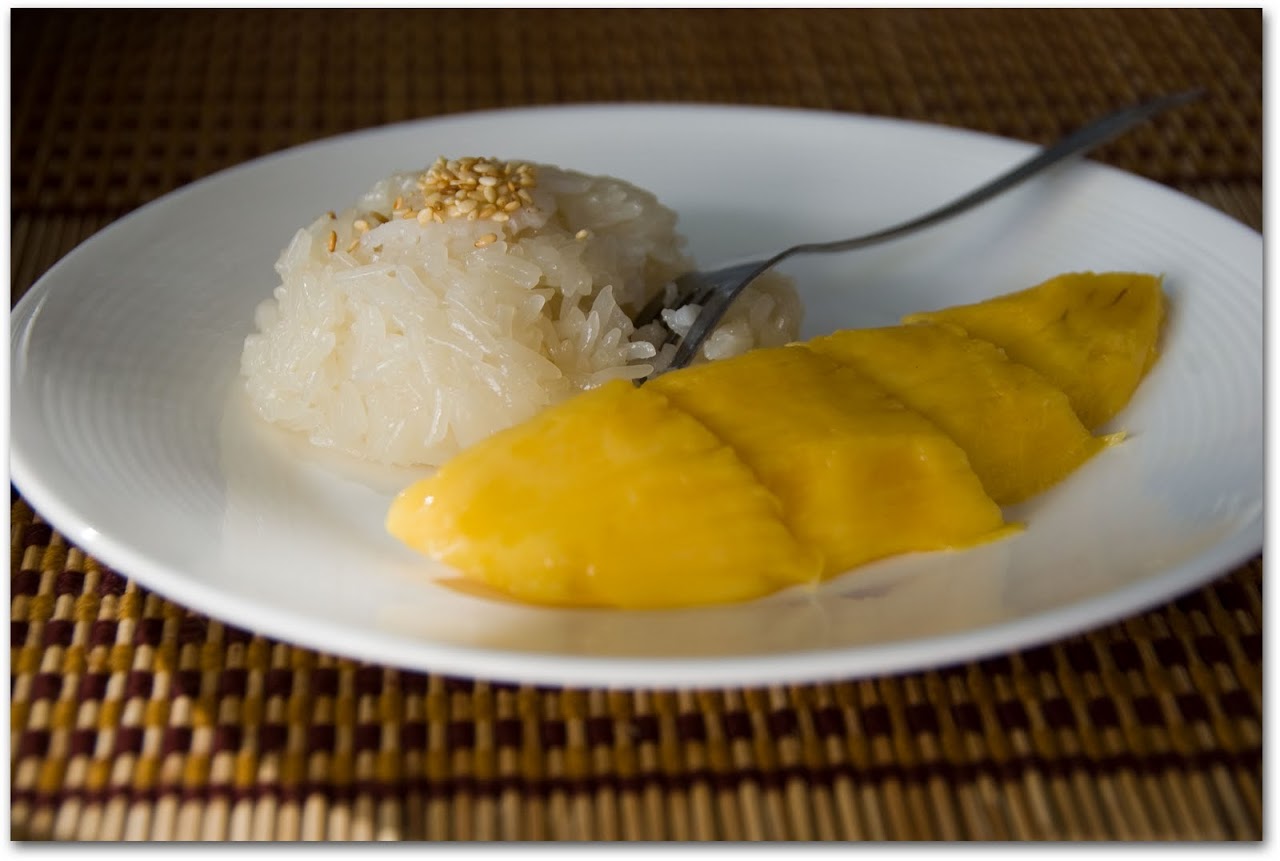 Mangos with sticky rice