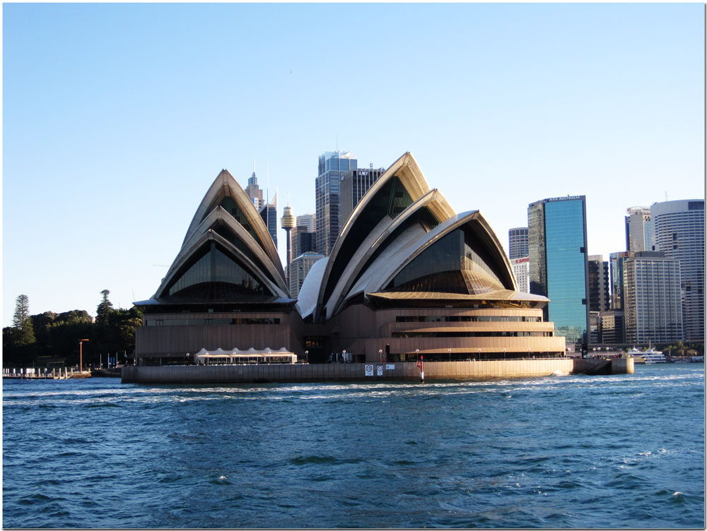 Sydney Opera House by boat