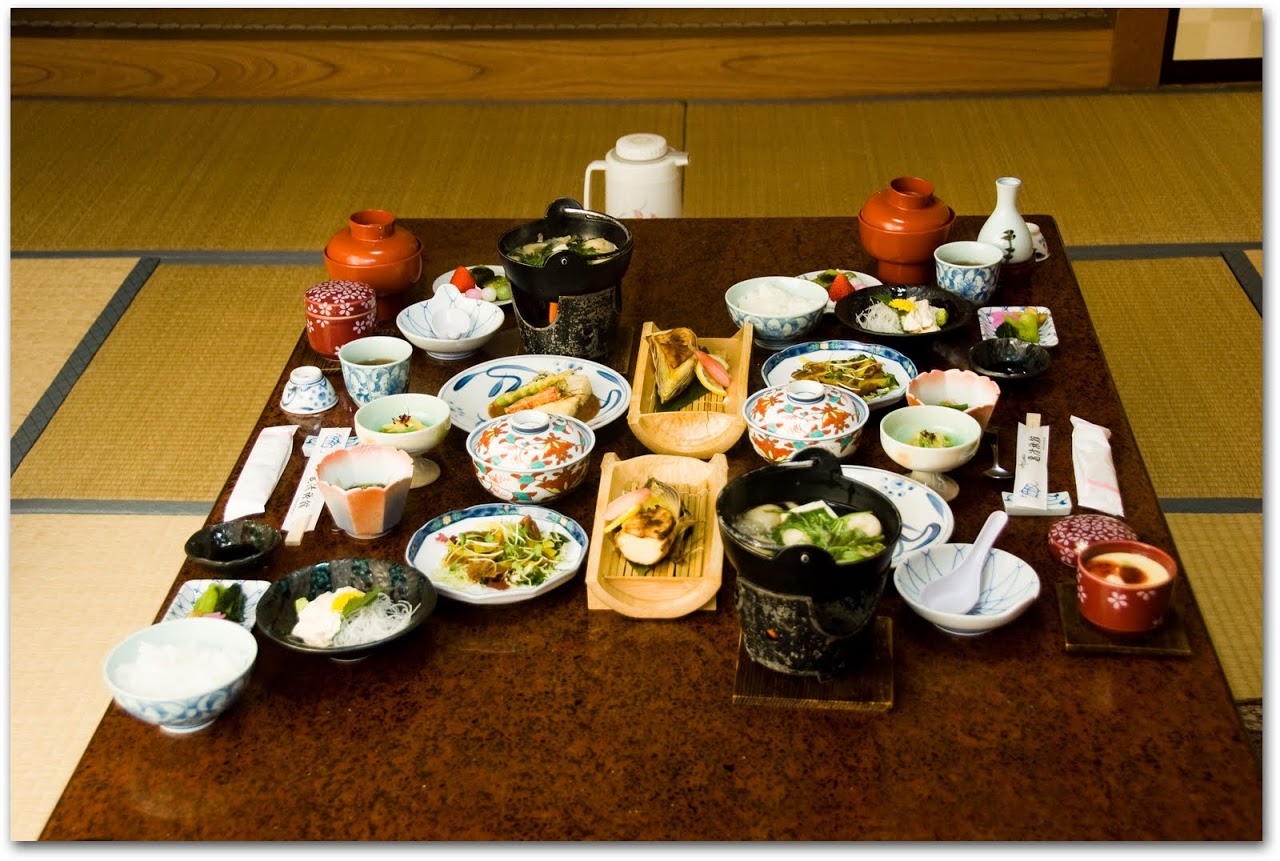 The full kaiseki meal