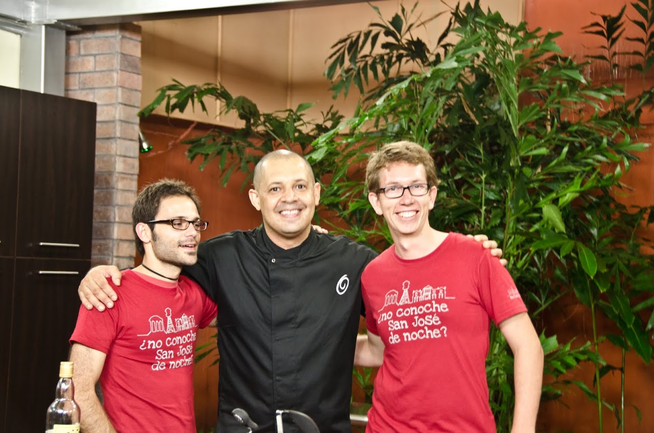 Roberto and Ayal from Chepecletas with Chef Oscar O'Sullivan