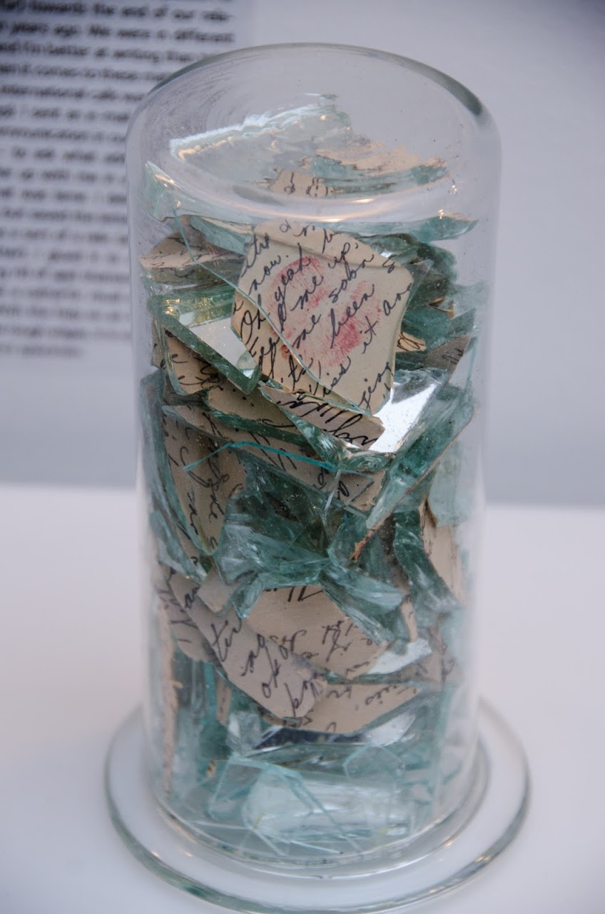 Shattered love letter at Museum of Broken Relationships
