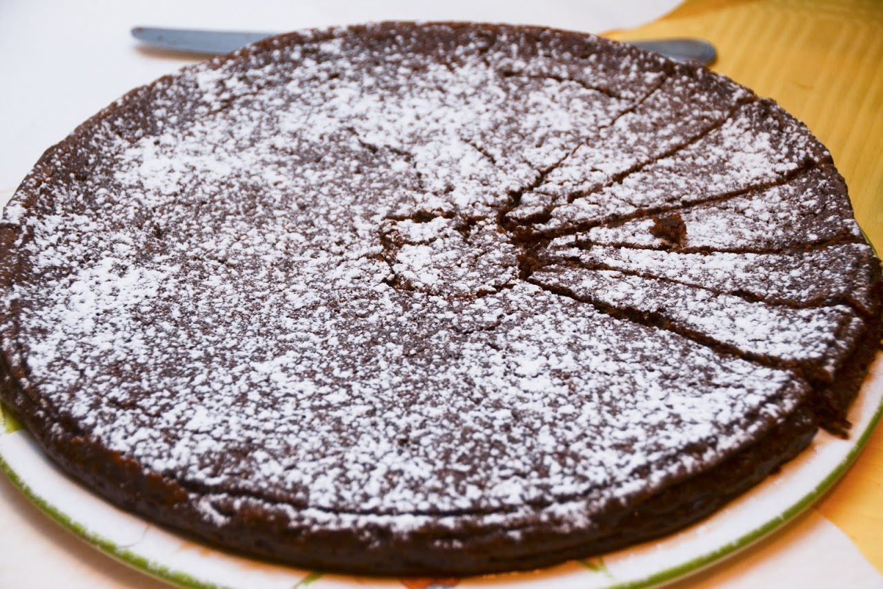 Chocolate cake at i Mandorli