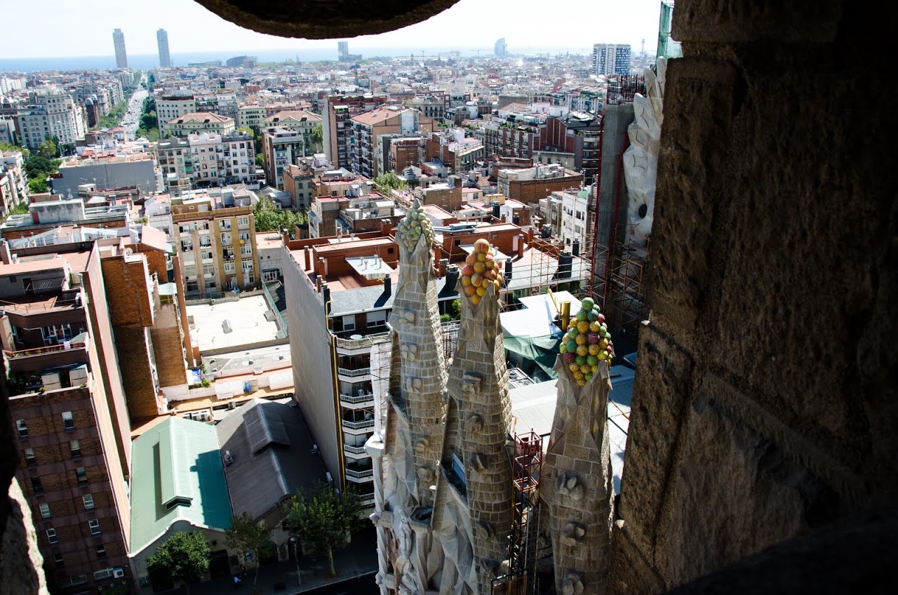 View from Sagrada Familia