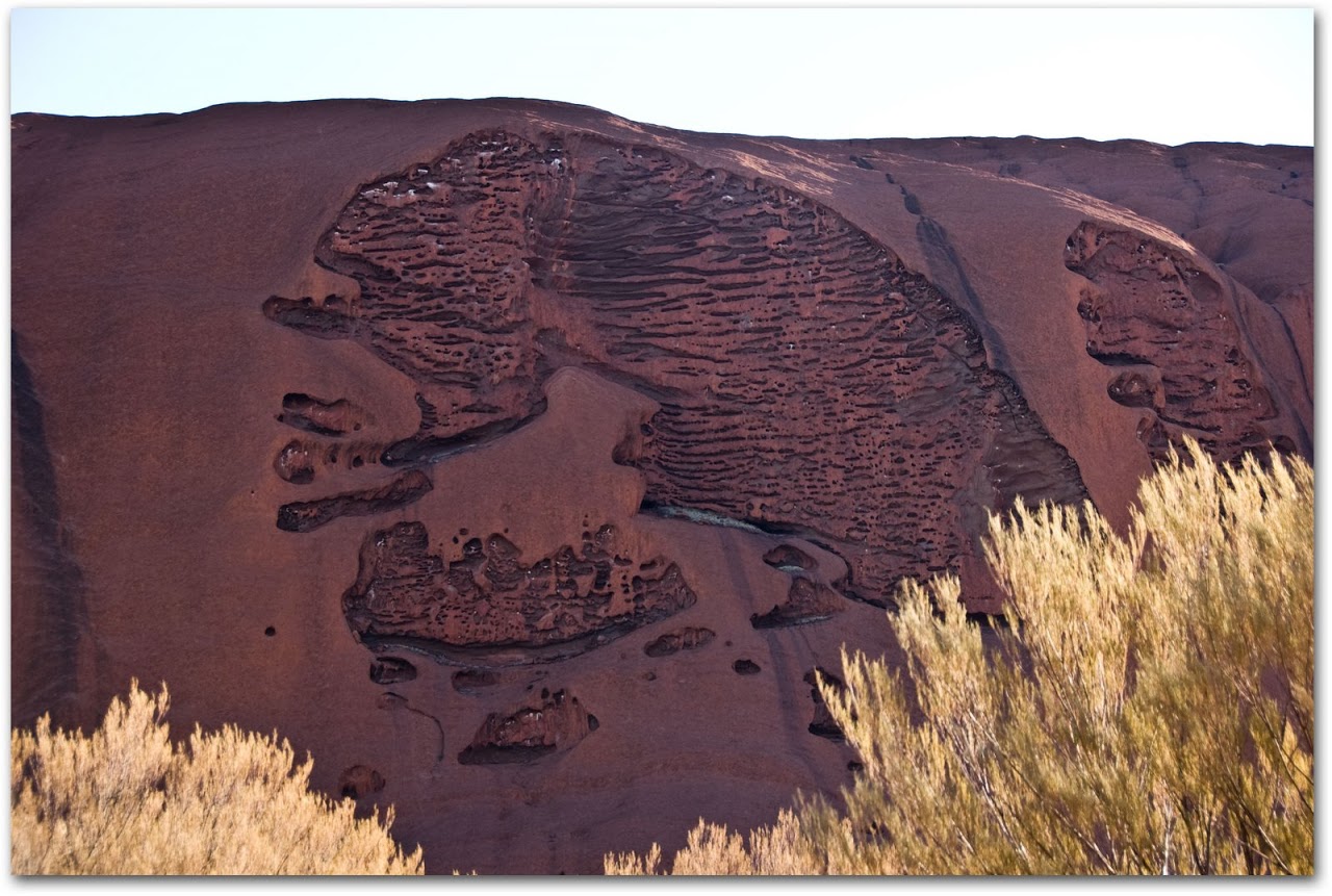 Rock formation on Uluru
