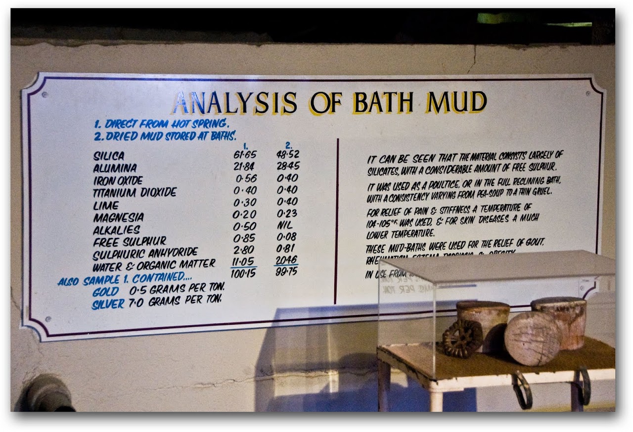 Mud bath analysis at Rotorua Museum