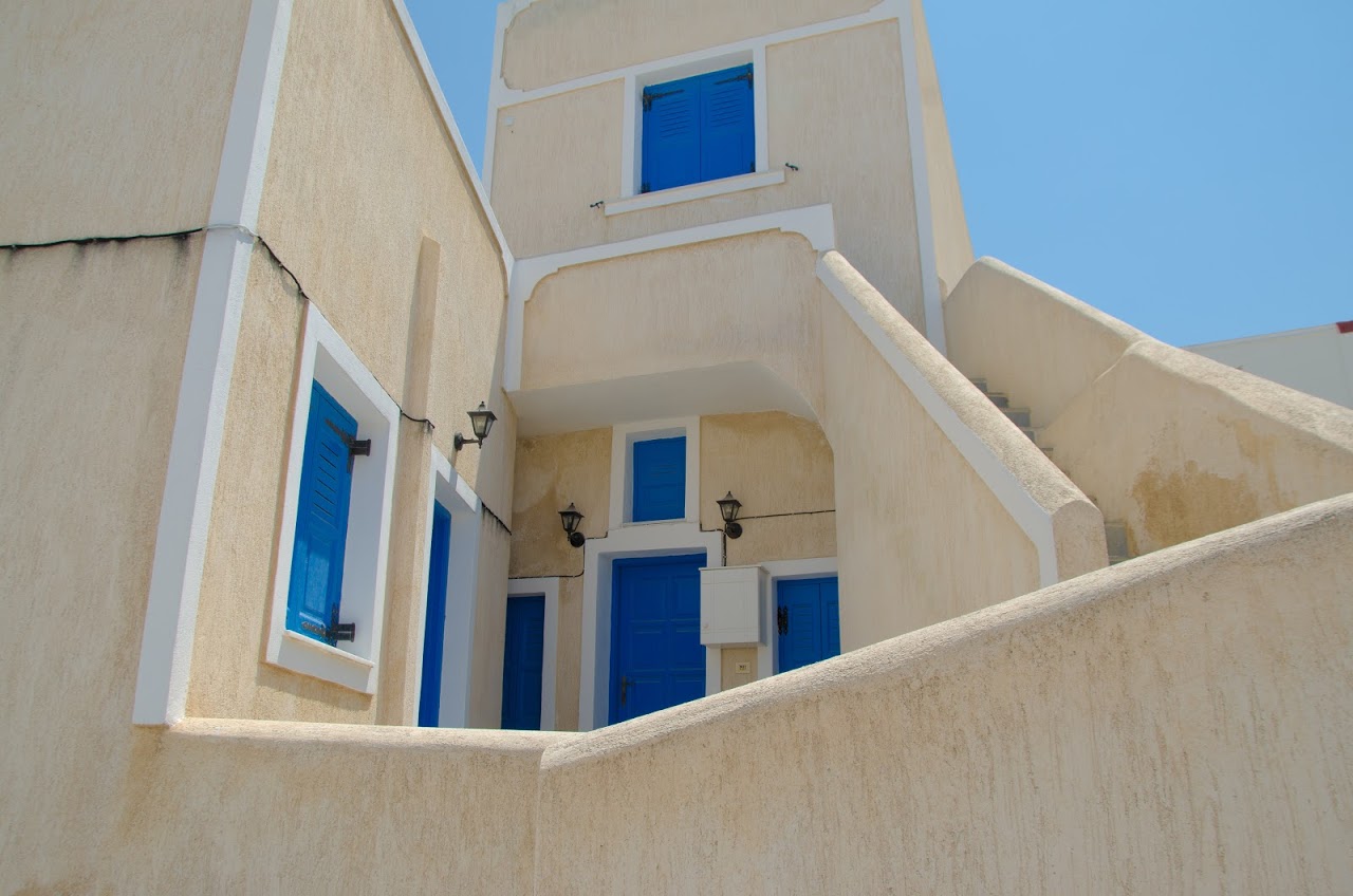 Santorini doors