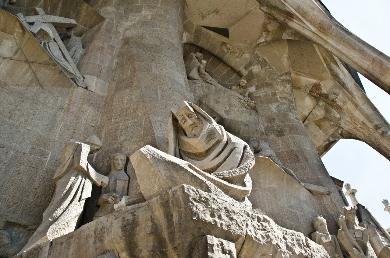 Passion facade Sagrada Familia