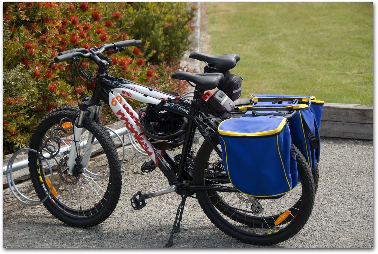 Bicycles with wine carriers